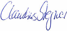 Unterschrift Claudius Stegner